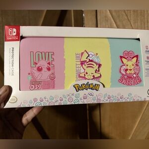 Pokemon Pink and Yellow Nintendo Switch Case New